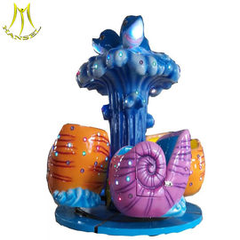 Hansel mechanical horse ride for sale 3 seats mini carousel for sale mall Guangzhou المزود