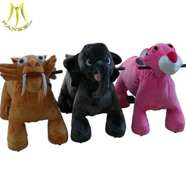 Hansel low price plush four wheel zippy battery animal from China for sale المزود