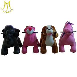 Hansel low price plush four wheel zippy battery animal from China for sale المزود