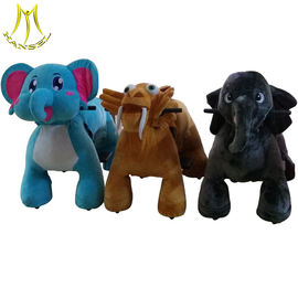 Hansel low price plush four wheel zippy battery animal from China for sale المزود