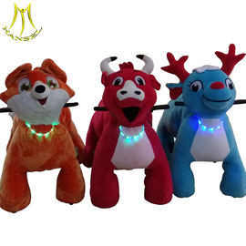 Hansel four wheel zippy battery animal kids electric rides on animal for mall المزود