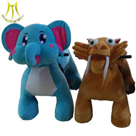 Hansel electric mountable plush motorized animal for shopping mall المزود