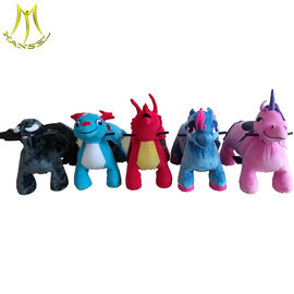 Hansel hot selling kids walking battery operated ride on unicorn for mall المزود