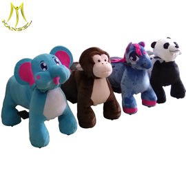 Hansel  wholesale children moving electronic ride on plush elephant المزود