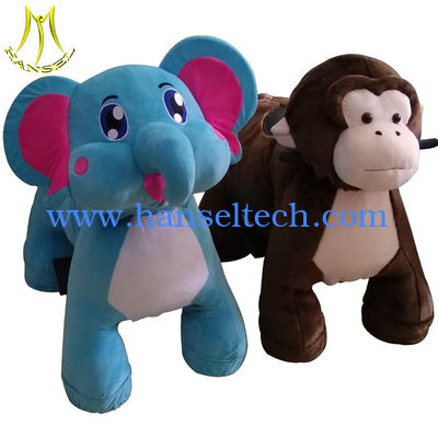 Hansel children fun birthday party games plush toy kid rides on animals المزود