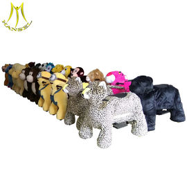Hansel happy enjoy walking animal toys plush motorized animals in shopping mall المزود