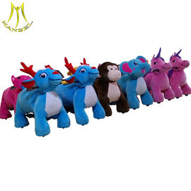 Hansel coin operated battery car walking robot ride plush toy rides for sale المزود