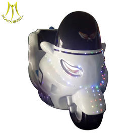 Hansel indoor paly games fiberglass moto kiddie rides for shopping mall المزود