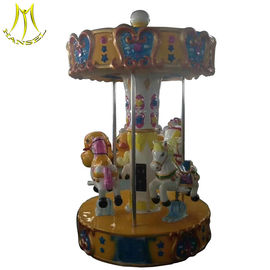 Hansel 2018 new kiddie ride for kids carousel horses sale in park المزود