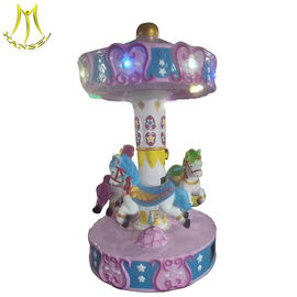 Hansel 2018 new kiddie ride for kids carousel horses sale in park المزود
