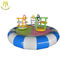 Hansel cheap soft play equipment electric soft swing boat for baby المزود
