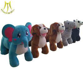 Hansel children's game ride on furry animal toy animal robot ride for kids party المزود