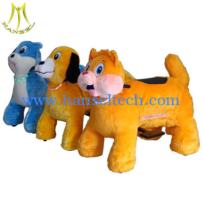 Hansel plush electric stuffed animals adults can ride on animals in shopping mall المزود