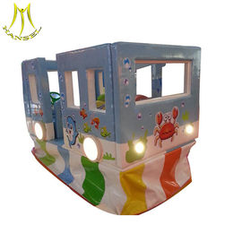 Hansel  electric amusement ride soft play bus indoor games for baby المزود
