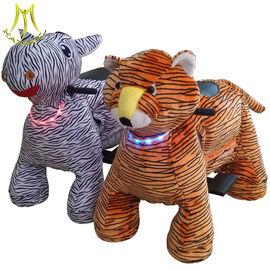 Hansel hot selling amusement rides plush electric animal toy car المزود