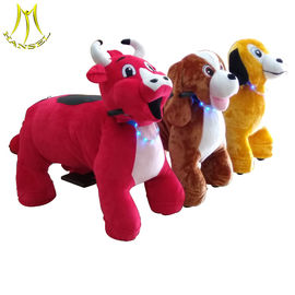 Hansel  kids and adult ride on toys plush animal walking toy for indoor playground المزود