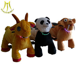 Hansel Guangzhou wholesale walking coin operated motorized plush riding animals المزود
