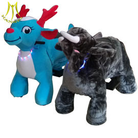 Hansel 	 plush unicorn battery operated ride animals robot ride for children المزود