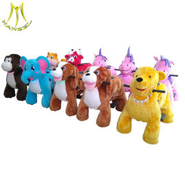 Hansel amusement kiddie horse rides kids ride on animal plush rides المزود