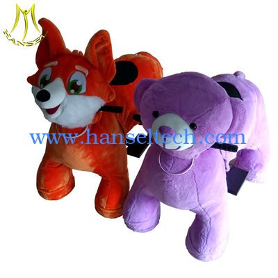 Hansel 2018 new animals coin operated animal pony electric ride on car المزود