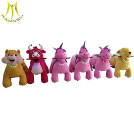 Hansel entertainment equipment stuffed motorized riding animals for mall المزود