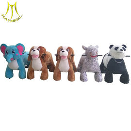 Hansel animal toy rides toy horse on wheels plush animal electric scooter المزود