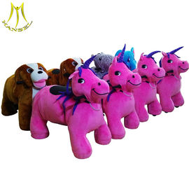 Hansel animal toy rides toy horse on wheels plush animal electric scooter المزود