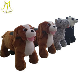 Hansel animal toy rides toy horse on wheels plush animal electric scooter المزود