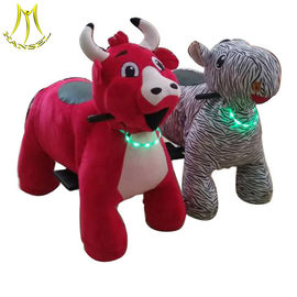 Hansel  attractions in china motorized plush riding animals battery operated bull ride المزود