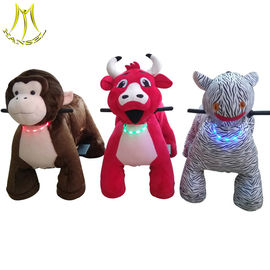 Hansel battery powered lovely plush ride on horse electric animal ride المزود