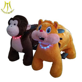 Hansel 	2018 attraction plush unicorn electric scooter ride on animal toy المزود