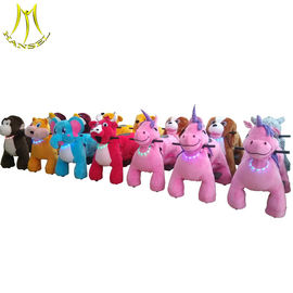 Hansel supper market equipment electric plush motorized stuffed animals for mall المزود
