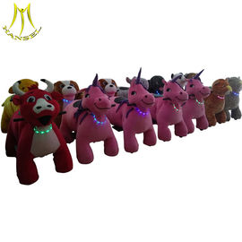 Hansel kids game machine amusement park motorized stuffed animals riding المزود