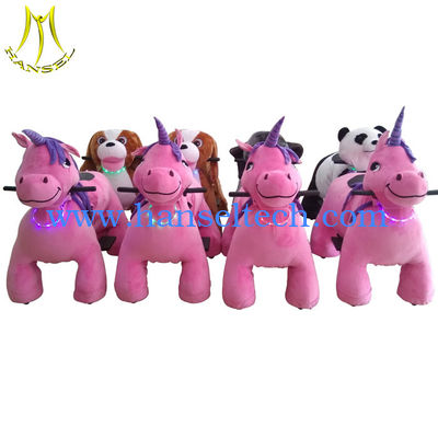 Hansel shopping mall indoor rides electric kids happy rides on animal المزود