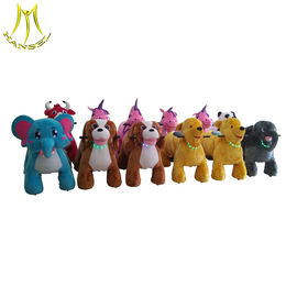 Hansel motorized plush riding animals coin operated children rides car attractions for children المزود