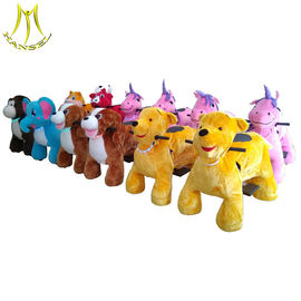 Hansel  children indoor rides games stuffed animal unicorn on wheels المزود