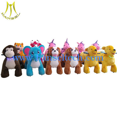 Hansel  children play games battery operated plush animal electric scooter المزود