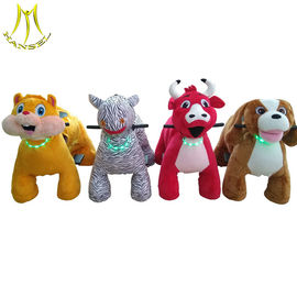 Hansel kids walking battery operated ride on plush animals for mall المزود