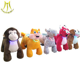 Hansel amusement park children rides electric mountable animal plush ride المزود