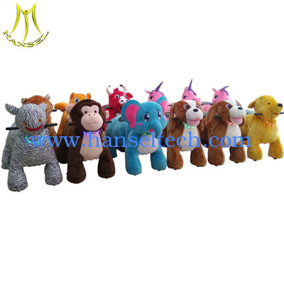 Hansel game center safe riding games kiddie ride on zoo animals ride toys المزود