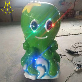 Hansel hot selling used carnival rides fiberglass kids ride on dog car المزود