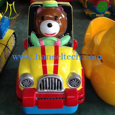Hansel  high qualitaty coin kiddie train  ride kiddie equipment rides in mall المزود