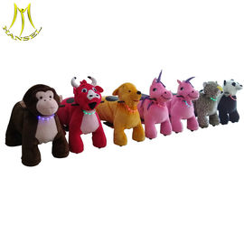 Hansel   2018 ride for kids plush stuffed electric battery operated ride animals on wheels المزود