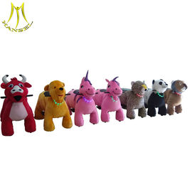 Hansel   2018 ride for kids plush stuffed electric battery operated ride animals on wheels المزود