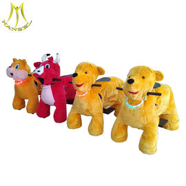 Hansel wholesale electric plush animal scooter with musical and led light المزود