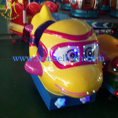 Hansel children coin operated rocking toys electric mini  airplane المزود