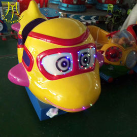 Hansel kids games indoor playground equipment coin operated airpane kiddie rides المزود