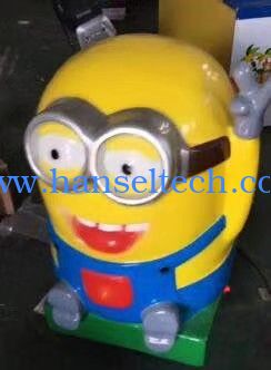 Hansel amusement park ride coin operated fiberglass kiddie rides toys المزود