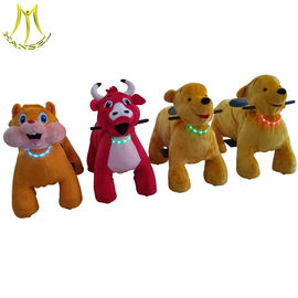 Hansel amusement coin operated games stuffed kids ride on animals المزود