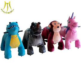 Hansel  walking and coin operated ride toys panda toy ride safari rides for mall المزود